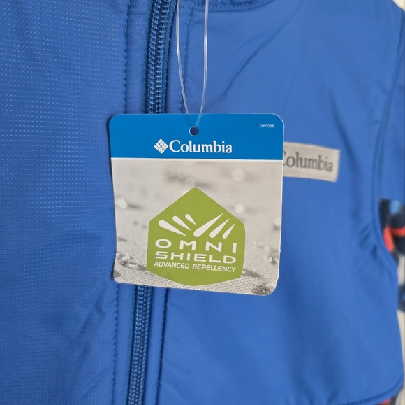 Columbia Omni Shield Advance Repellency Rain/Warm Hoodie Jacket - Picture 2 of 8